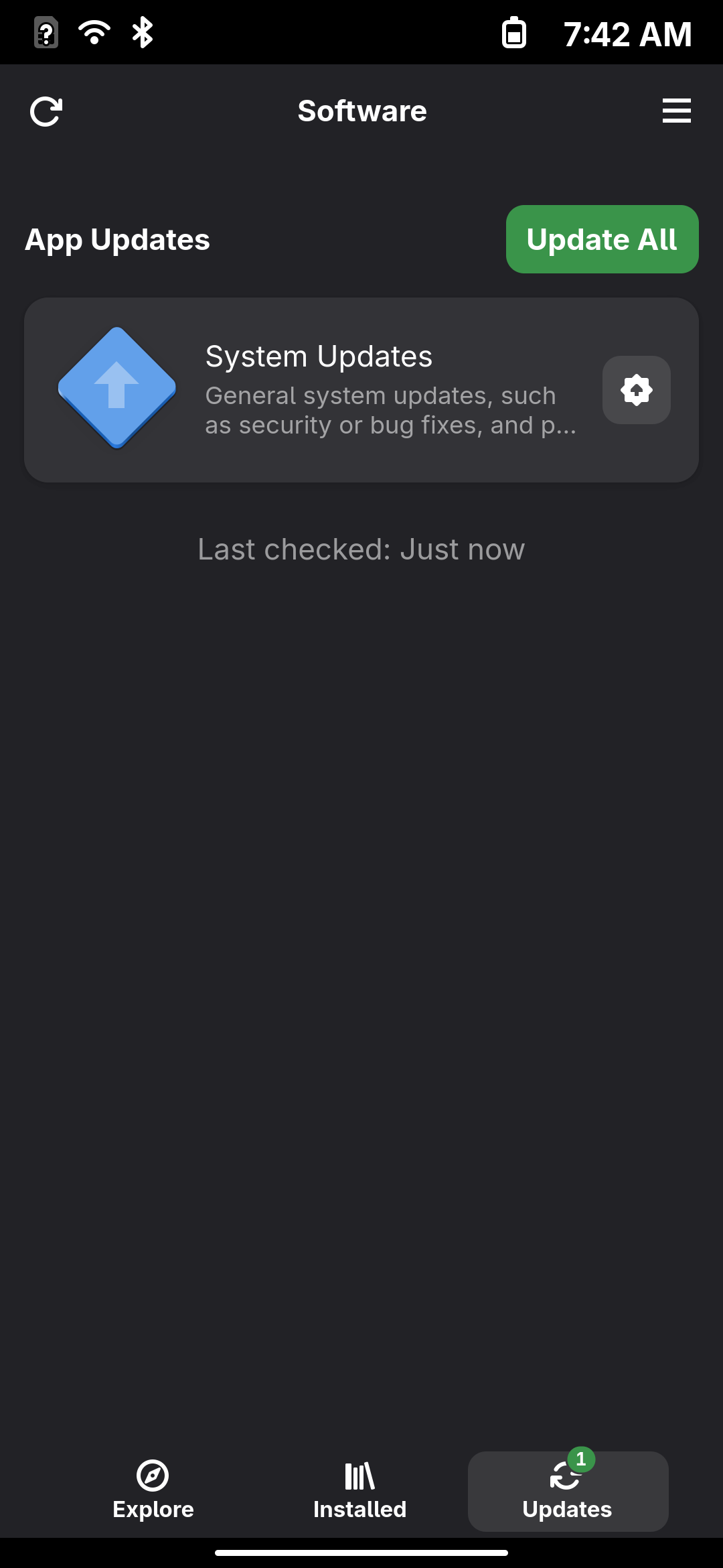 GNOME Software, your go-to for updates!